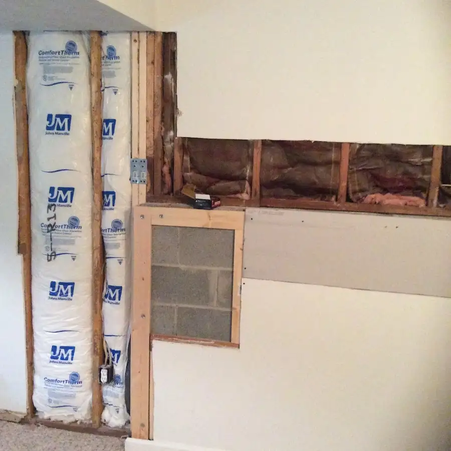 Wall insulation replacement during Basement Flood Cleanup in Bayonet Point